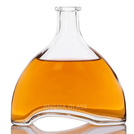 750ML fishtail shaped brandy glass bottle