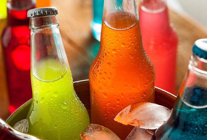 Carbonated drink glass bottle