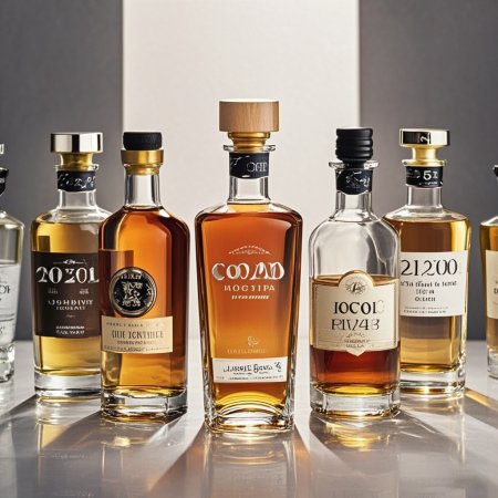 Custom 700ml Reusable Glass tequila liquor bottle