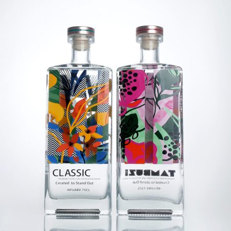 Custom Logo Long Island Glass Liquor Bottles