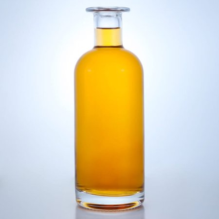 700ml 750ml Wide Mouth Gin Vodka Glass Bottle 