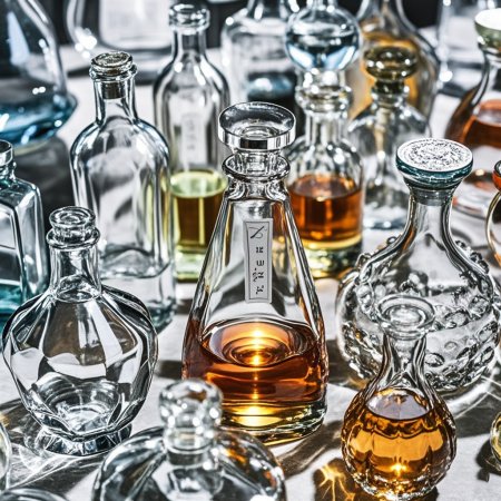 500ml Special Reusable Spirits Vodka Glass Bottle