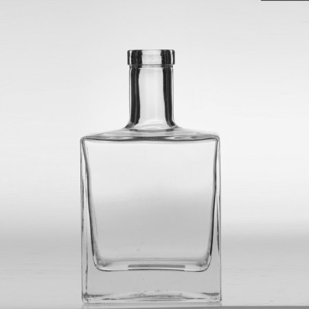 750ml Cube High-end Customized Glass Tequila Bottle