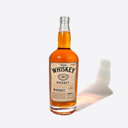 700ml 750ml Whisky Tequila Glass Bottle With Bulging Neck 