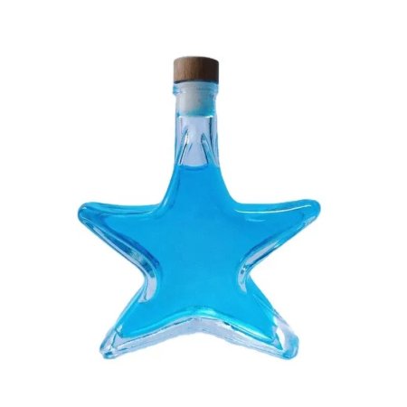 Star Shape 200ml Liquor Glass Bottle
