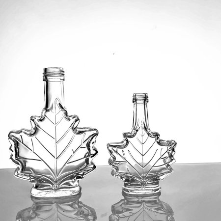 Maple Leaf Shaped 100ML Glass Bottle