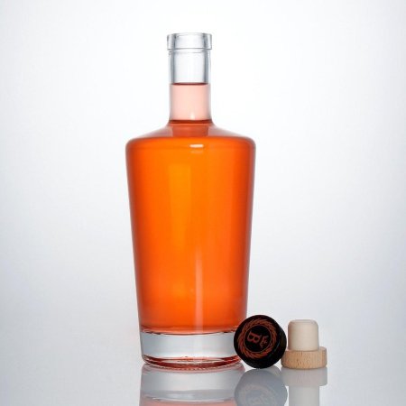 75cl Biodegradable Customized Vodka Whisky Glass Bottle