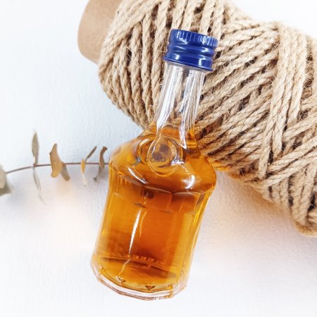 Biodegradable 50ml Glass Tequila Gin Bottle