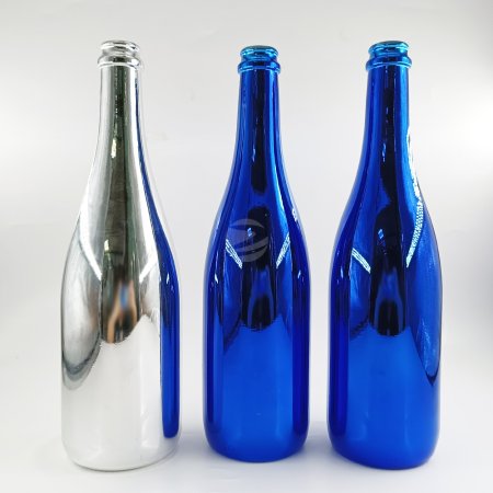 Reusable 750ml Electroplate Champagne Glass Bottle