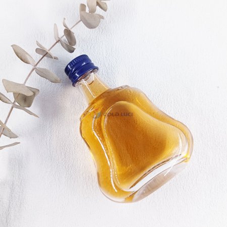 ECO-Friendly 50ml Glass Brandy Whiskey Bottle