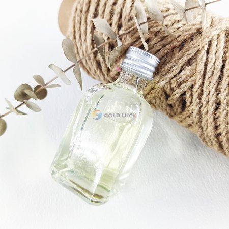 Reusable Square 50ml Glass Liquor Bottles