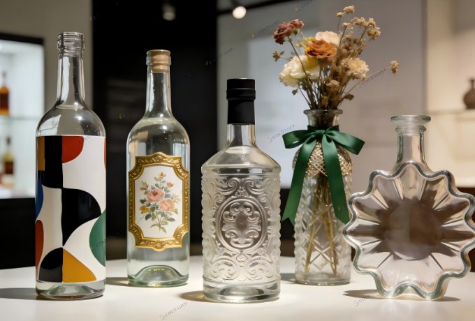 Customized creative glass bottles