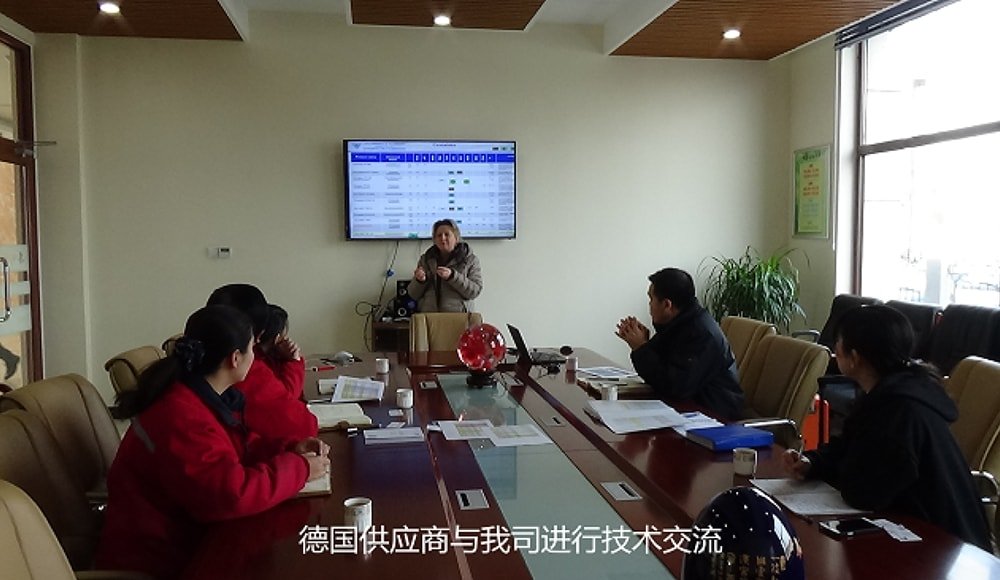 Technical exchange between German suppliers and our company