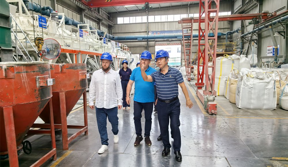 Russian customers visited the company
