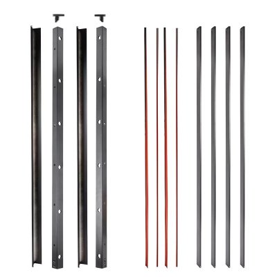 ALUMINUM POST GLASS RAILING SYSTEM - JULIET BALCONY