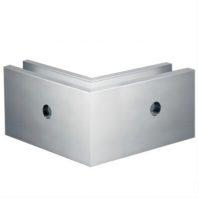 ALU SLIM ALUMINUM BASE SHOE OUTSIDE CORNER - FASCIA MOUNT
