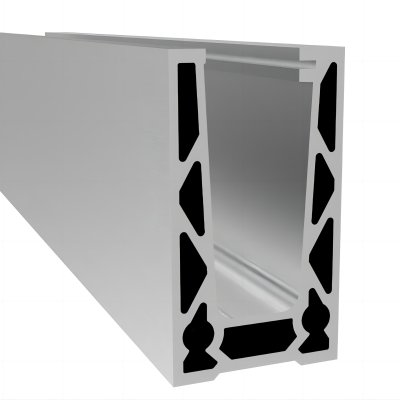 ALU20 ALUMINUM BASE SHOE - TOP MOUNT