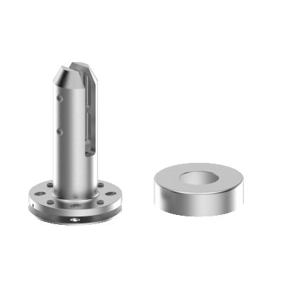 ROUND BASE SPIGOT WITH BASE & COVER - TOP MOUNT