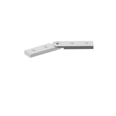 ALUMINUM HANDRAIL SYSTEM ACCESSORY - ADJUSTABLE 180° CONNECTER HORIZONTAL