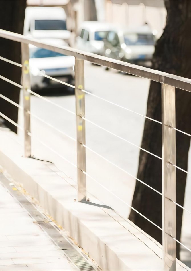 CABLE RAILING SYSTEM FOR STAINLESS STEEL FRAME