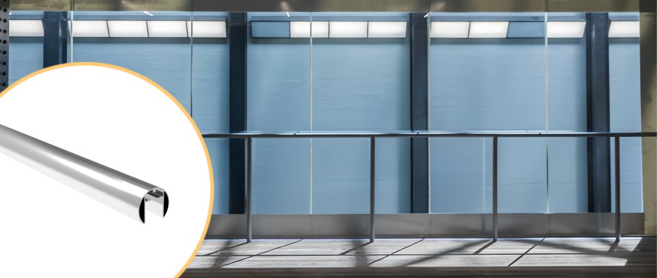 ROUND ALUMINUM CAP RAIL
