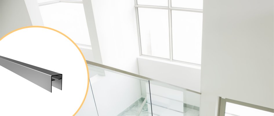 U-PROFILES ALUMINUM CAP RAIL