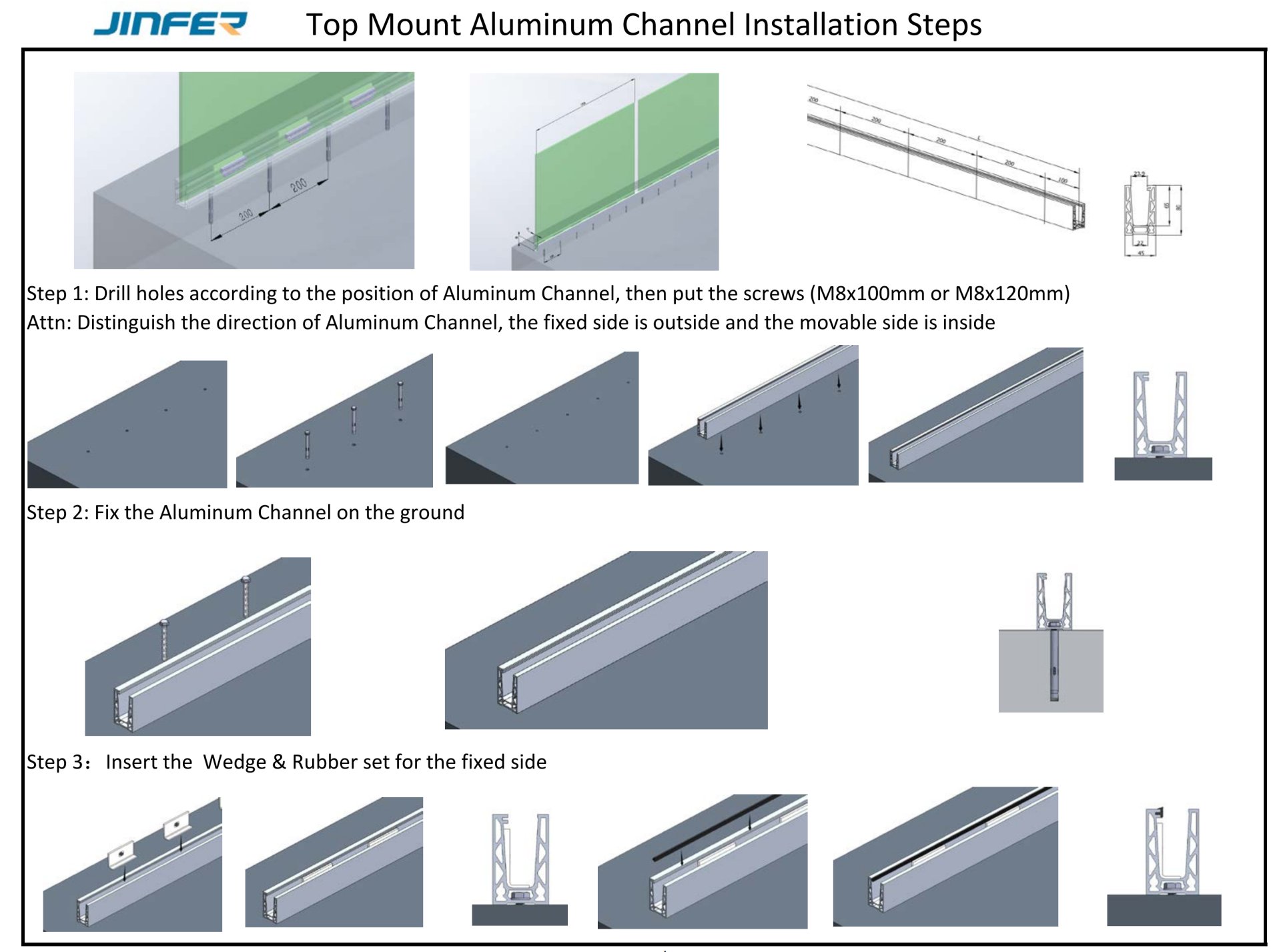 A30020 Top Mount Aluminum Channel Installation Steps_00