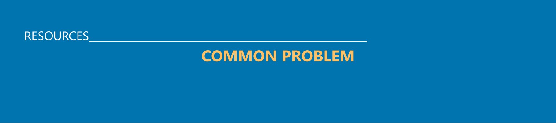 commonproblem