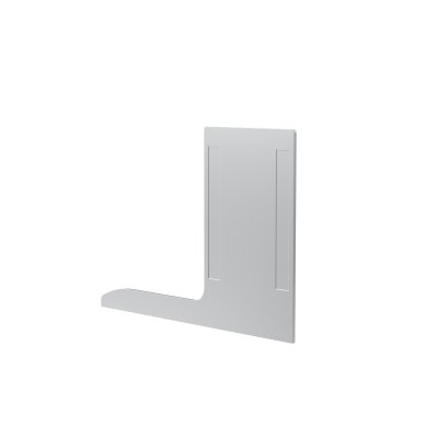 ALU CLASSY HOLLOW END CAP LEFT - F TYPE