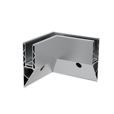 ALU CLASSY ALUMINUM BASE SHOE INSIDE CORNER - Y TYPE