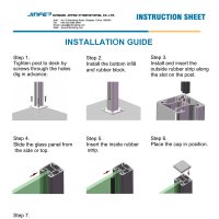 Semi-frameless Aluminum Post Installation Guide(1)_01