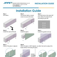 SELF LOCK glass standoff installation note_01