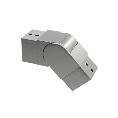 RECTANGLE SLOT CAP RAIL ACCESSORY - 25-55° ADJUSTABLE ELBOW DOWNWORDS