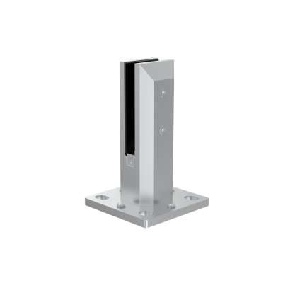 SQUARE BASE SPIGOT WITH BASE & COVER - TOP MOUNT