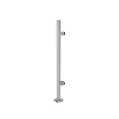 STAINLESS STEEL ROUND POST TOP MOUNT - END