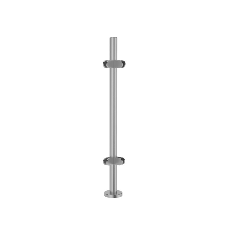 Stainless steel corner mount | Round post top mount corner
