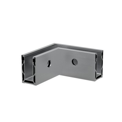 ALU39 ALUMINUM BASE SHOE INSIDE CORNER - FASCIA MOUNT