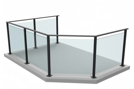 ALU POST GLASS RAILING SYSTEM