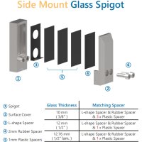 side mount glass spigot