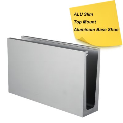 ALU SLIM ALUMINUM BASE SHOE - TOP MOUNT