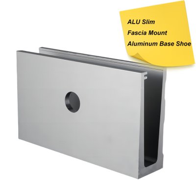 ALU SLIM ALUMINUM BASE SHOE - FASCIA MOUNT