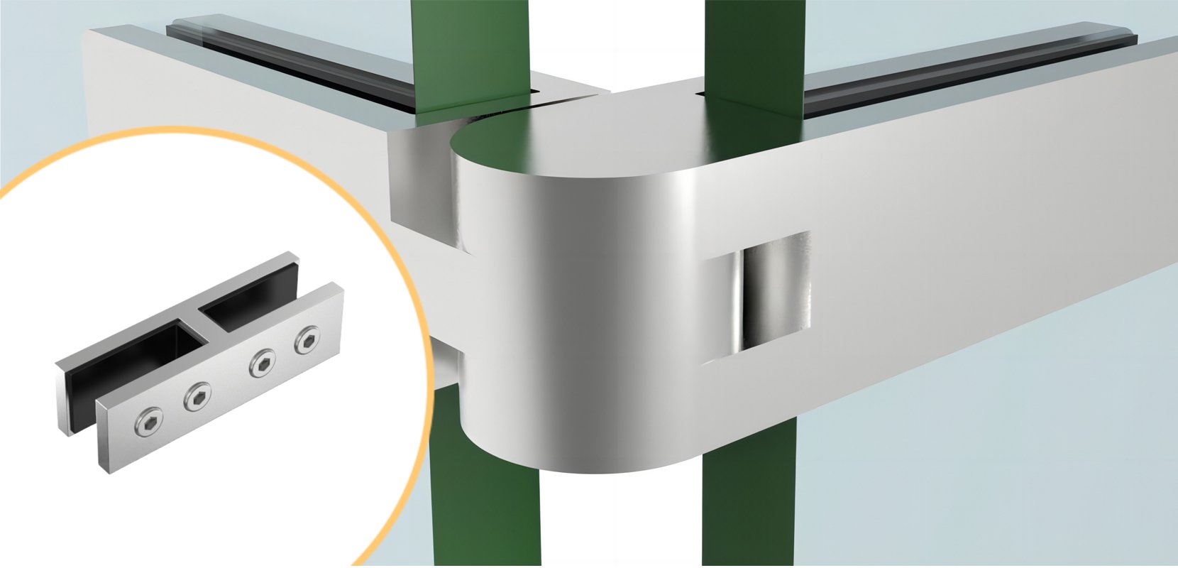 Stabilizing Glass Clamp