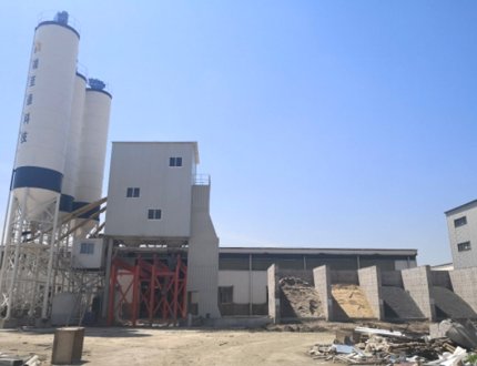 HZS100 Concrete mixing plant