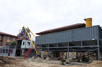 Qingdao, Shandong - HZM75 Concrete Mixing Plant - Successful Operation