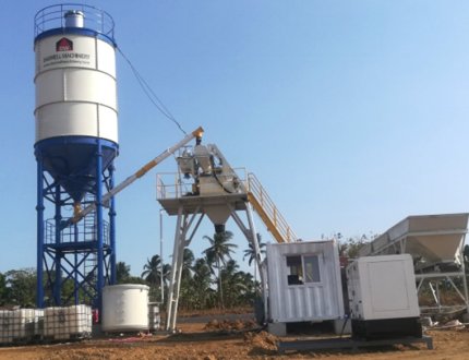 HZS25 Concrete mixing plant