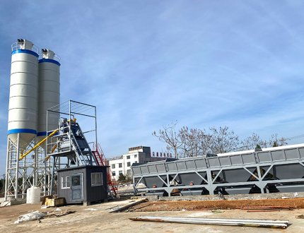 HZS50 Concrete mixing plant