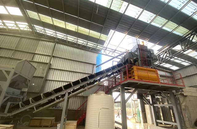 Qingdao, Shandong - HZS180T Concrete Mixing Plant - Successful Operation