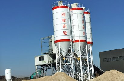 Shandong Dezhou 2HZS180 Concrete Mixing Plant - Successful Operation