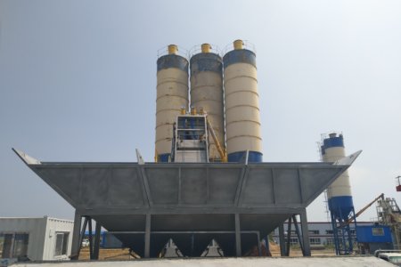 Basic configuration of HZS75 mixing plant equipment