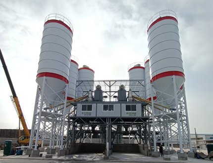 2HZS180 Concrete mixing plant